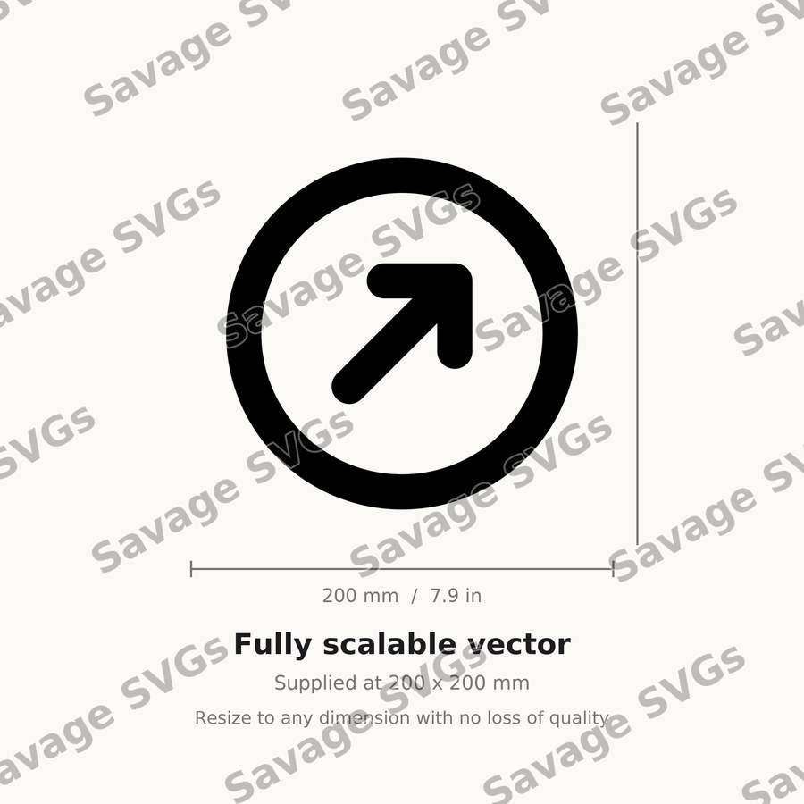 Arrow Circle Up Right