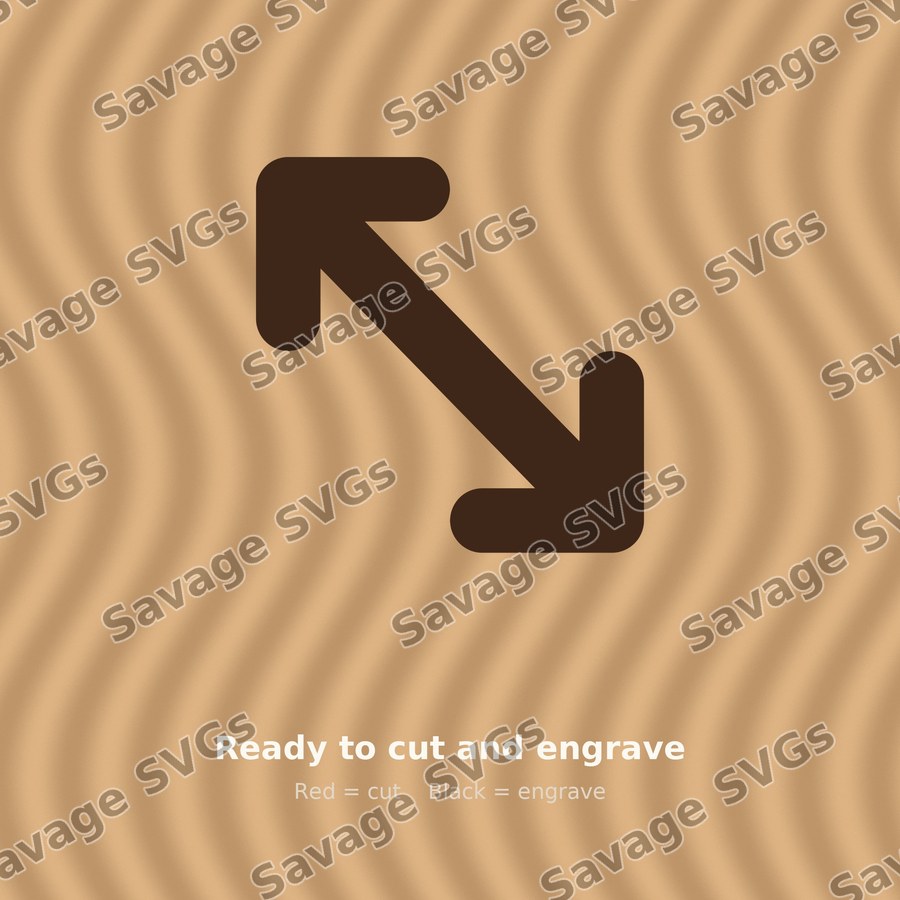Arrow Double Diagonal Reverse