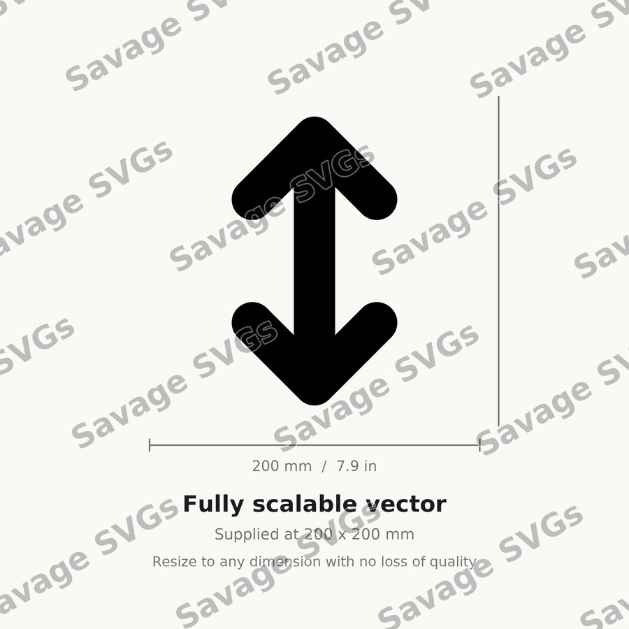 Arrow Double Vertical