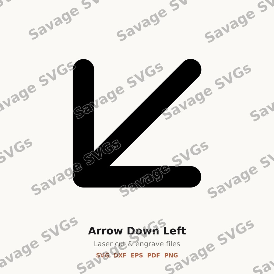 Arrow Down Left