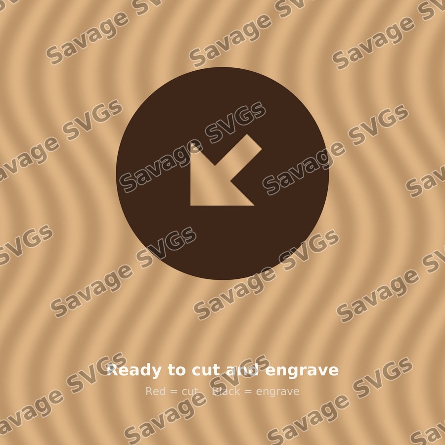 Arrow Down Left Circle Filled