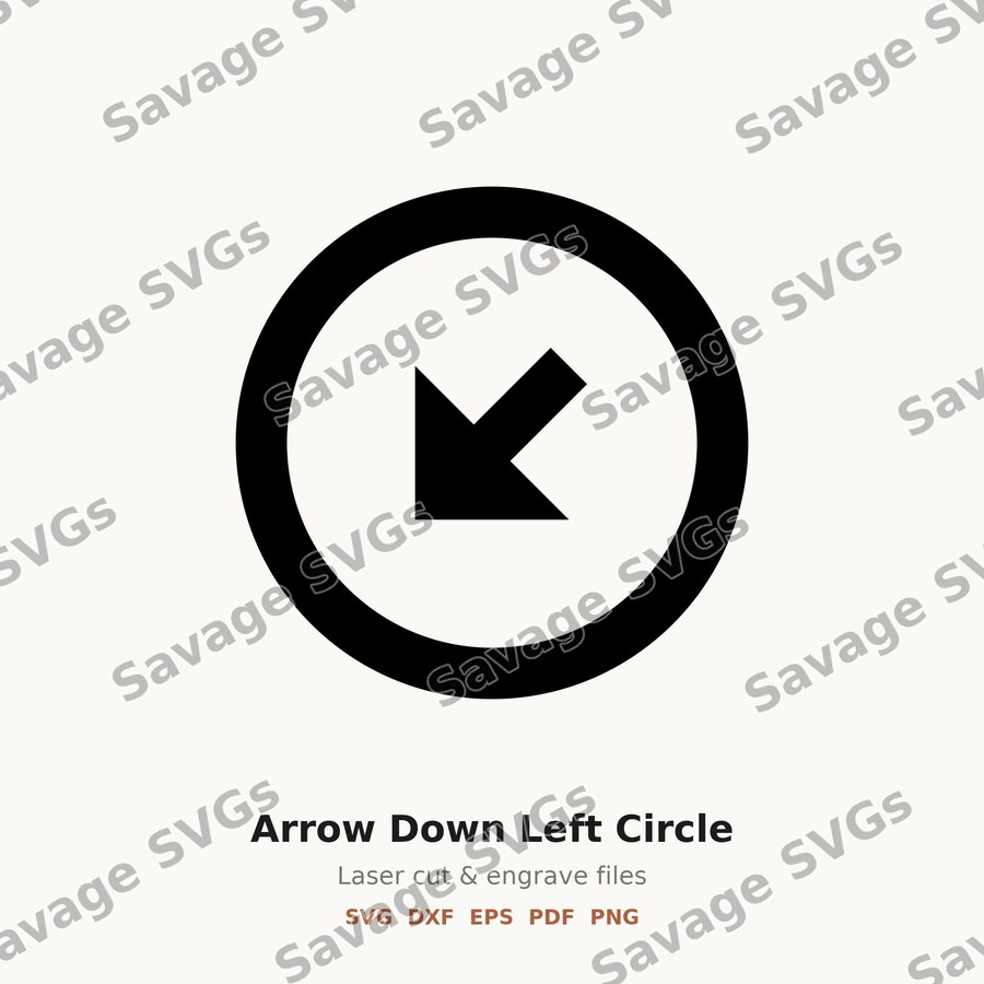 Arrow Down Left Circle