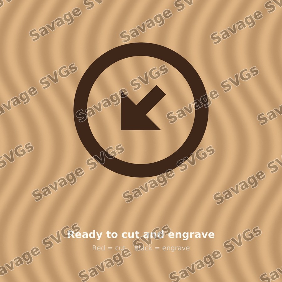 Arrow Down Left Circle