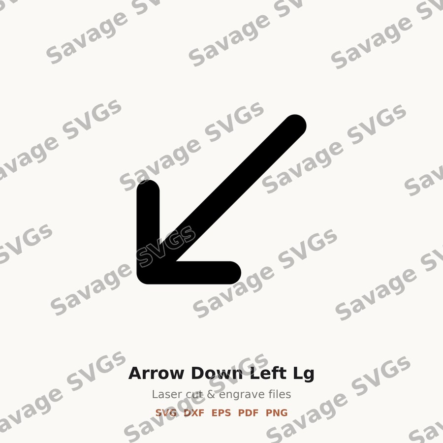 Arrow Down Left Lg
