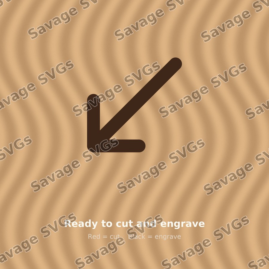 Arrow Down Left Lg