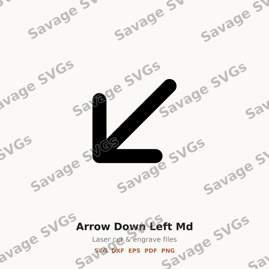 Arrow Down Left Md