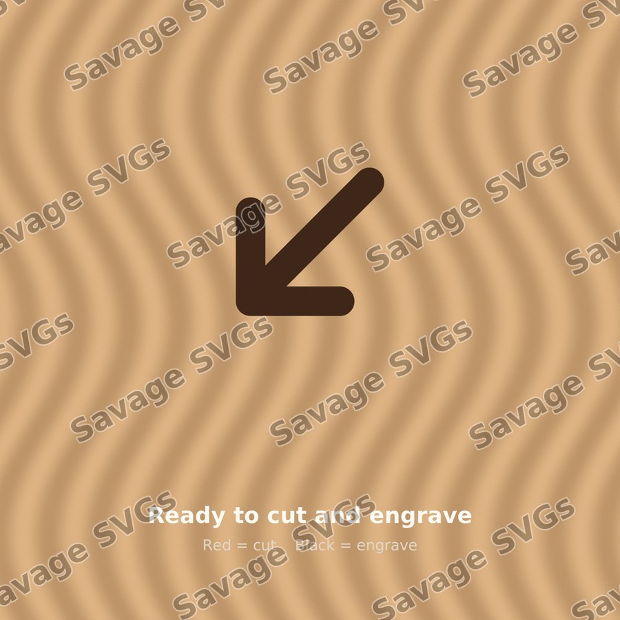 Arrow Down Left Sm