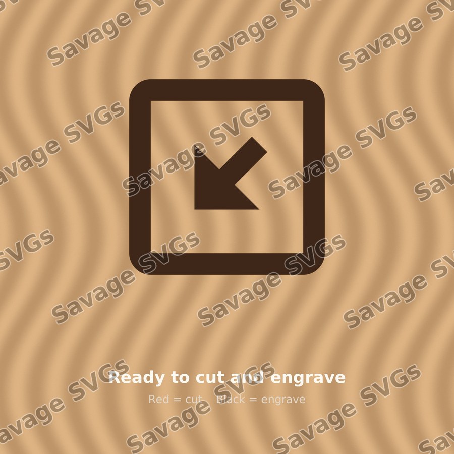 Arrow Down Left Square