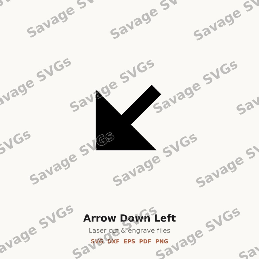 Arrow Down Left