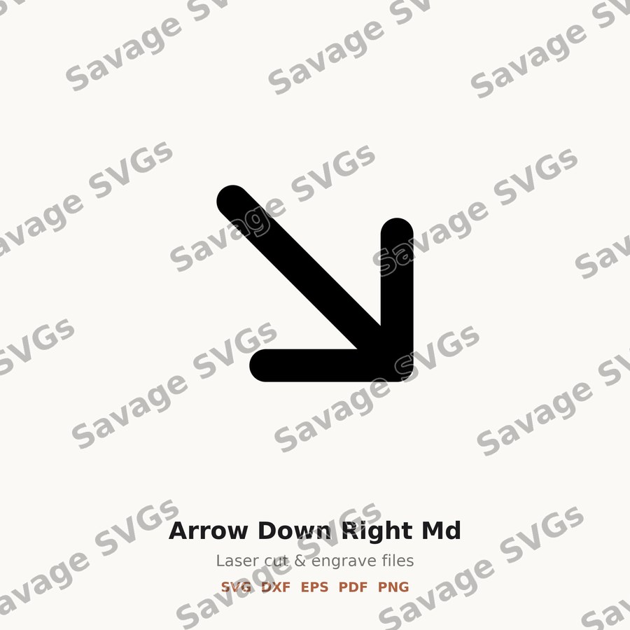 Arrow Down Right Md