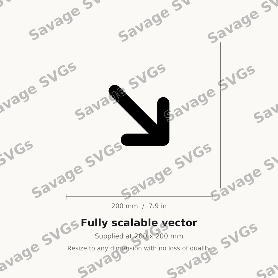 Arrow Down Right Sm