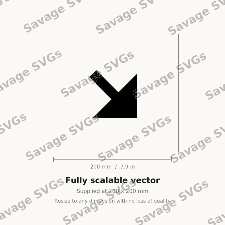 Arrow Down Right