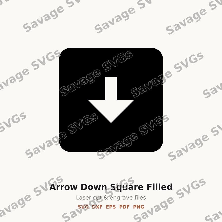 Arrow Down Square Filled
