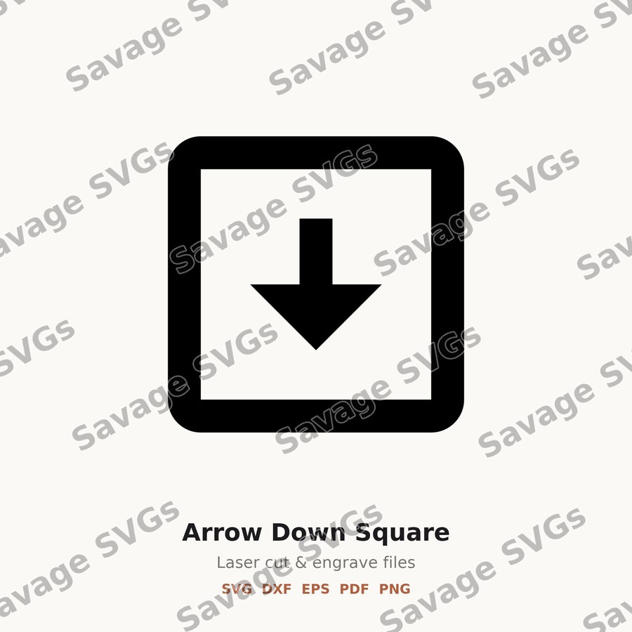 Arrow Down Square