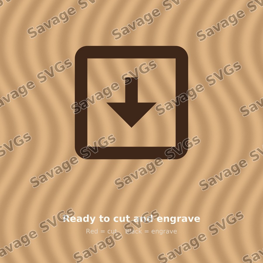 Arrow Down Square