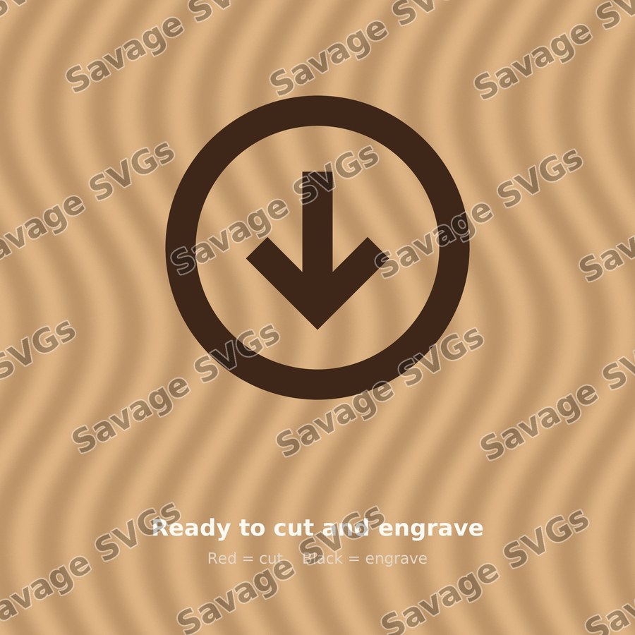 Down Arrow Circle