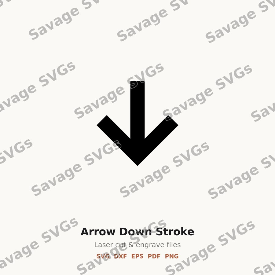 Arrow Down Stroke