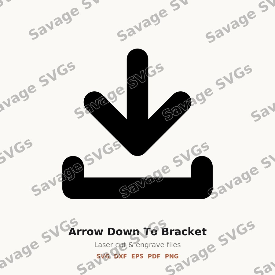 Arrow Down To Bracket
