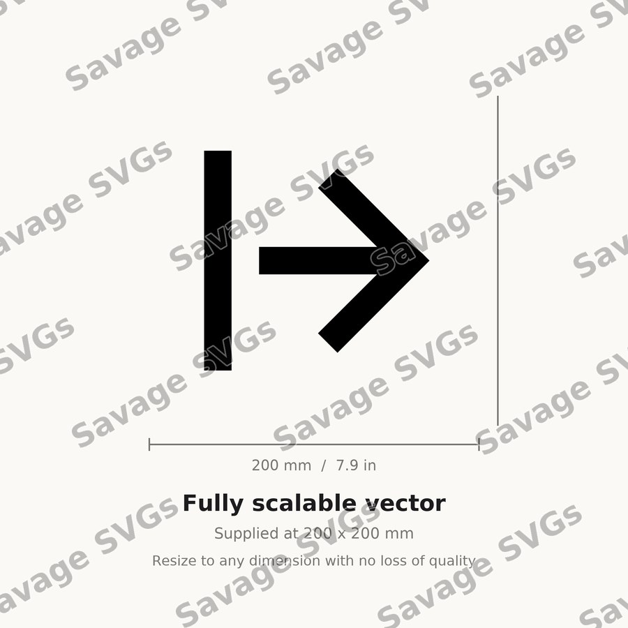 Arrow From Line