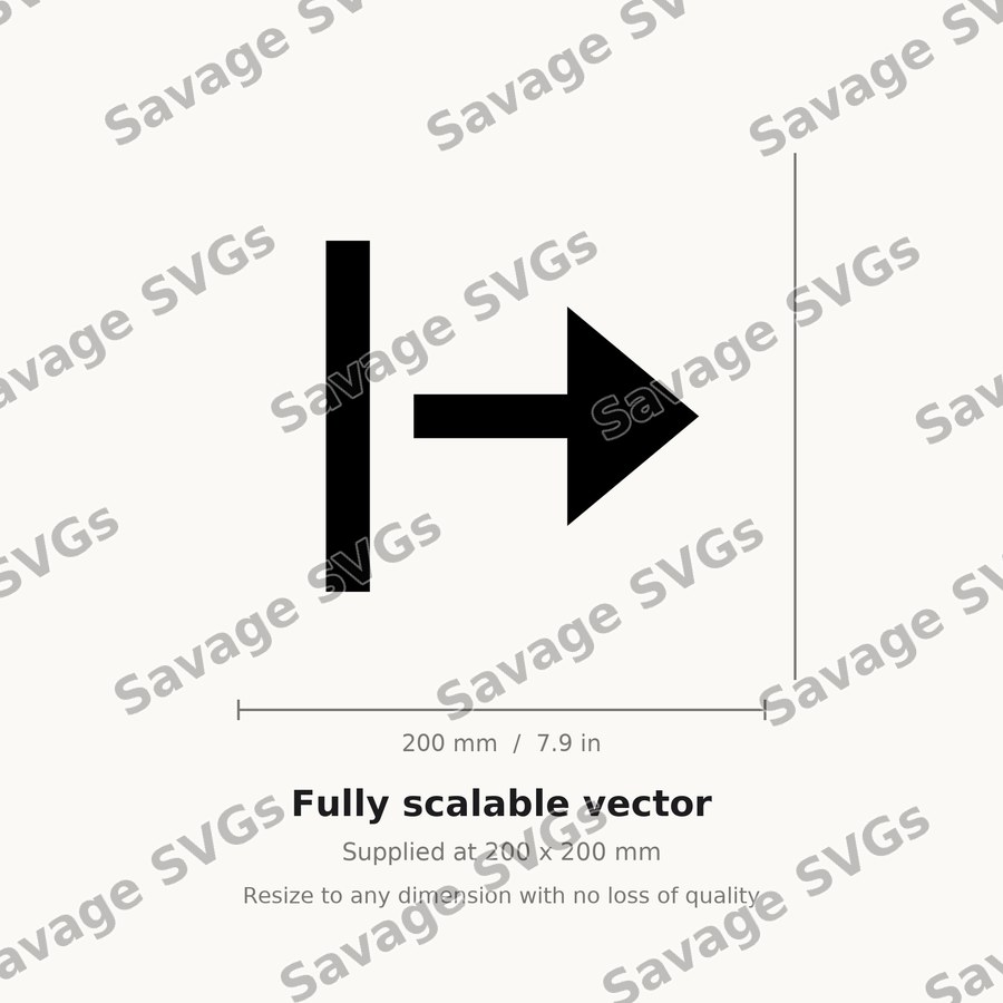 Arrow From Line