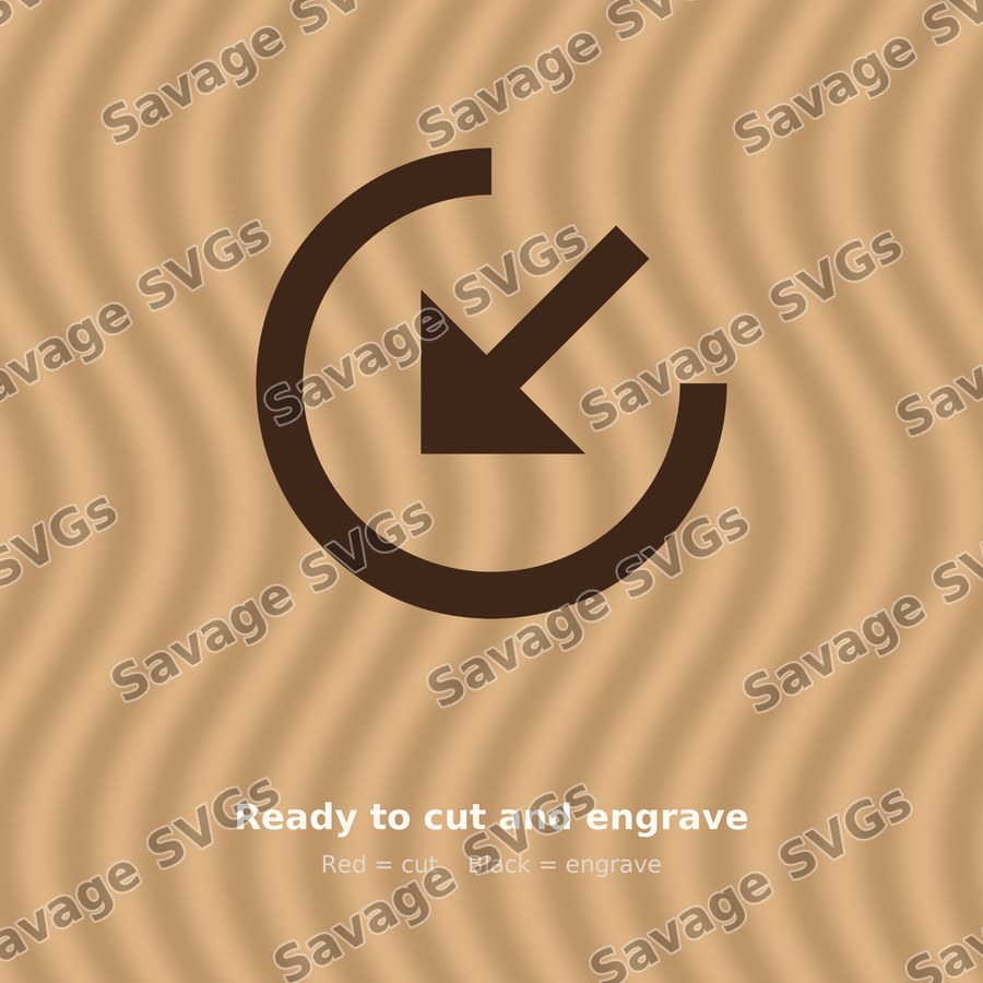 Arrow In Down Left Circle