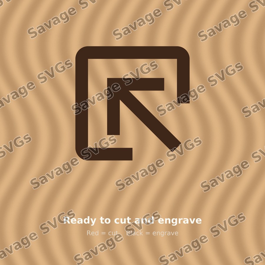 Arrow In Up Left Stroke Square Filled