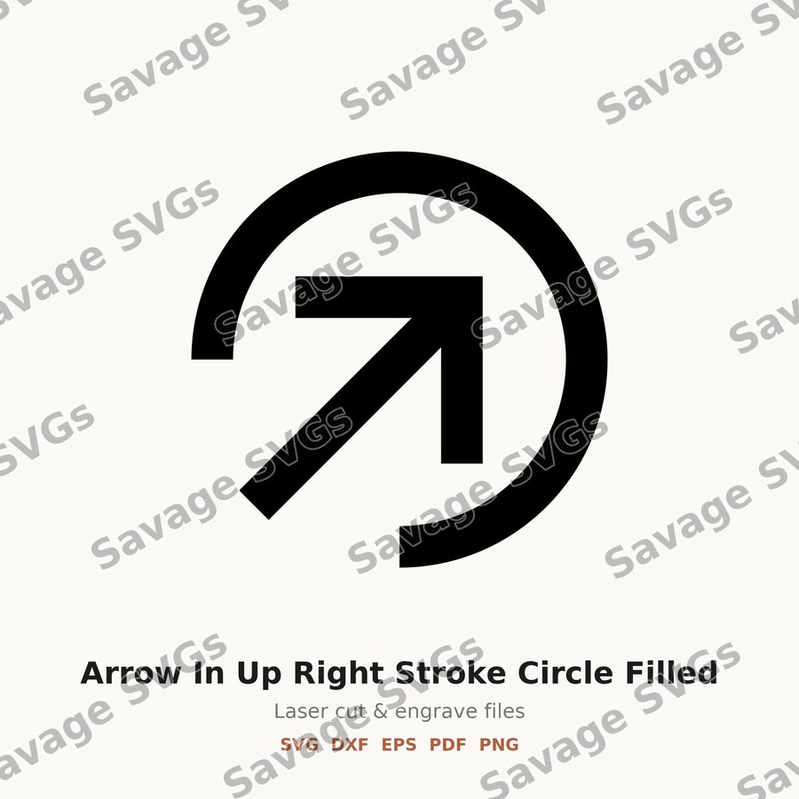 Arrow In Up Right Stroke Circle Filled