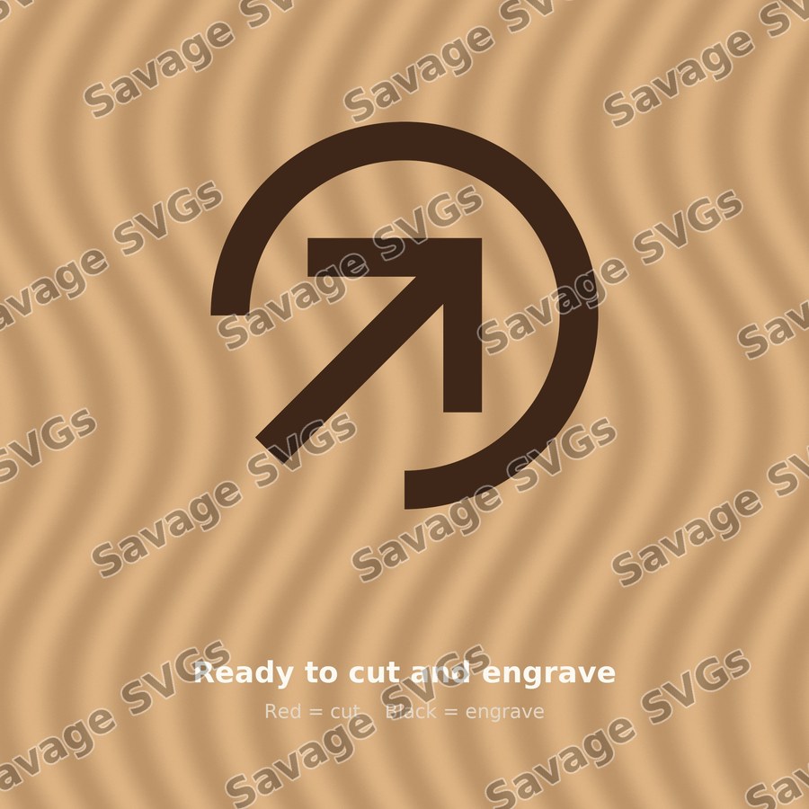 Arrow In Up Right Stroke Circle Filled