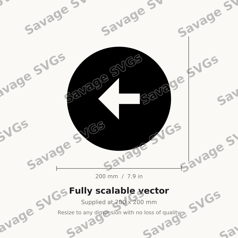 Arrow Left Circle Filled