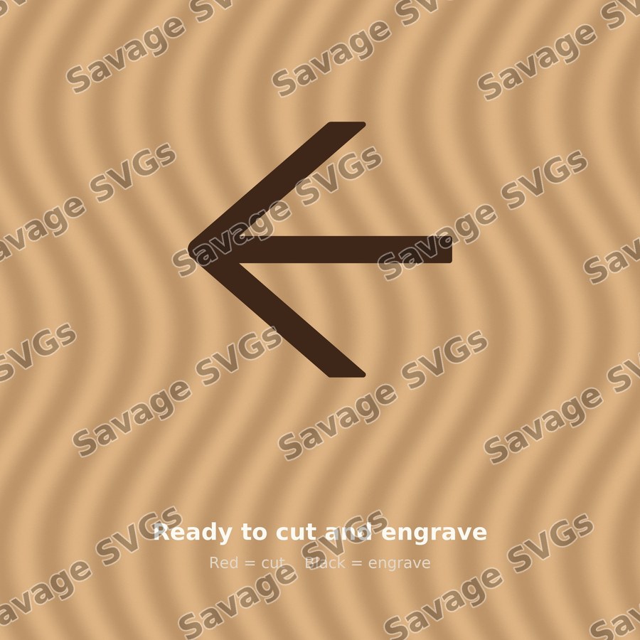 Arrow Left Outlined