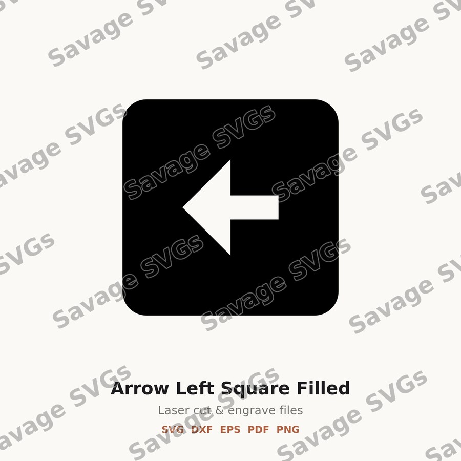 Arrow Left Square Filled
