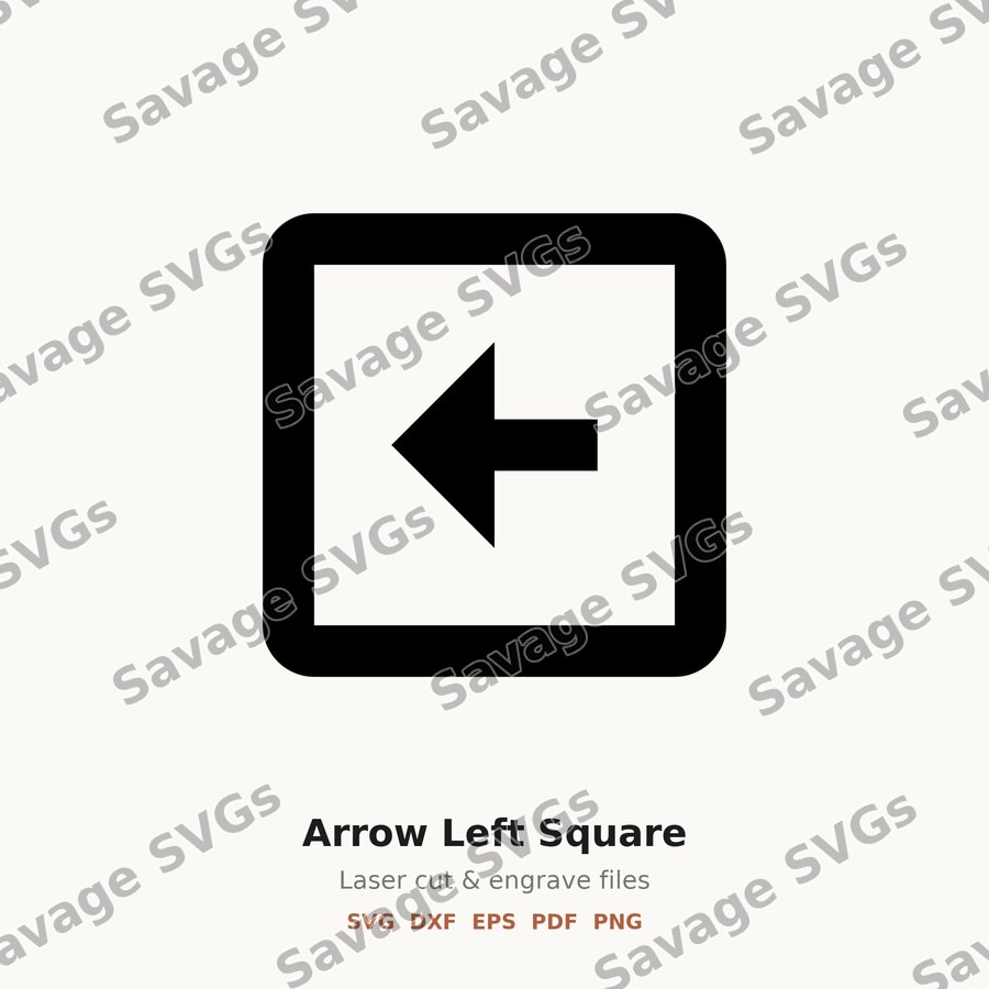 Arrow Left Square