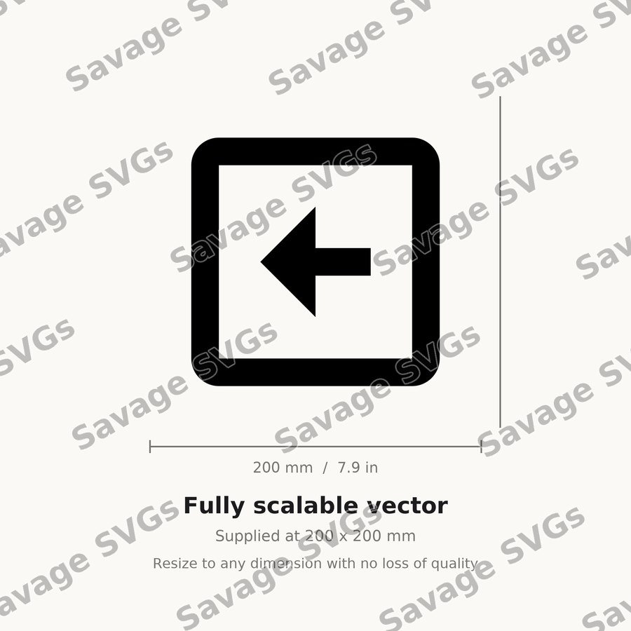 Arrow Left Square
