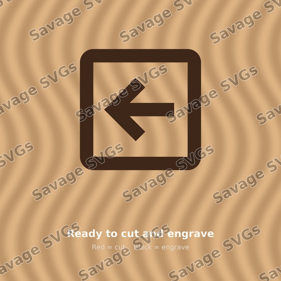 Left Arrow Square