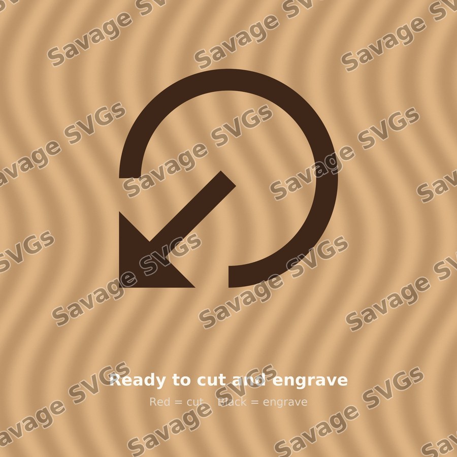 Arrow Out Down Left Circle