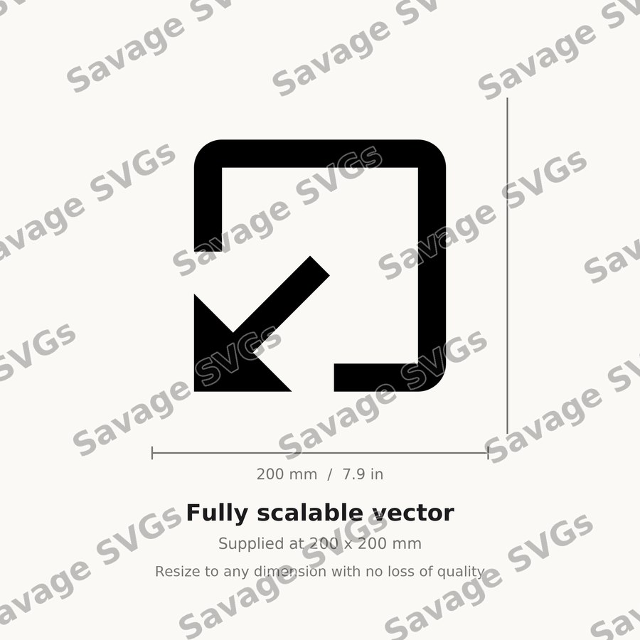 Resize Corner Arrow