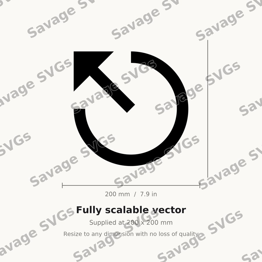Arrow Out Up Left Circle Filled
