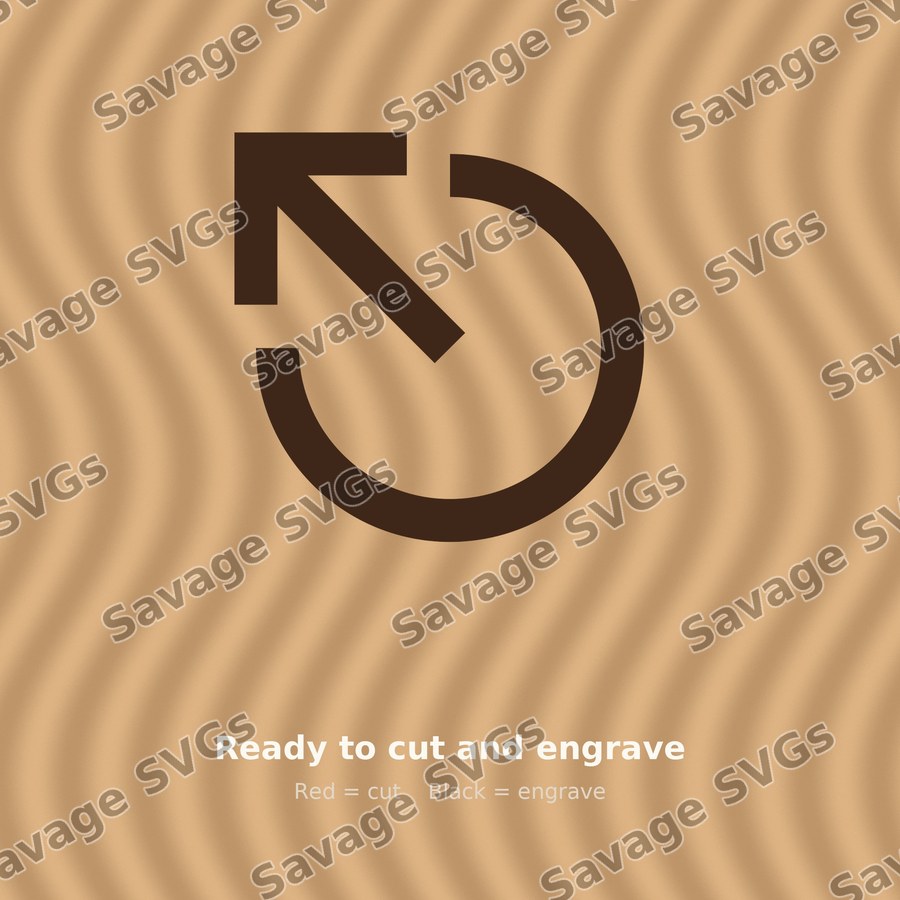 Arrow Out Up Left Stroke Circle Filled