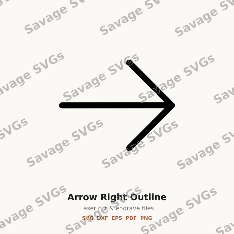 Arrow Right Outline