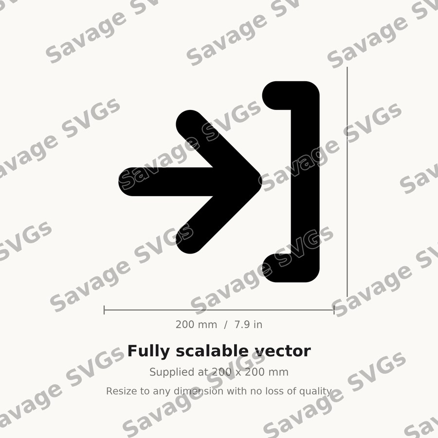 Arrow Right To Bracket