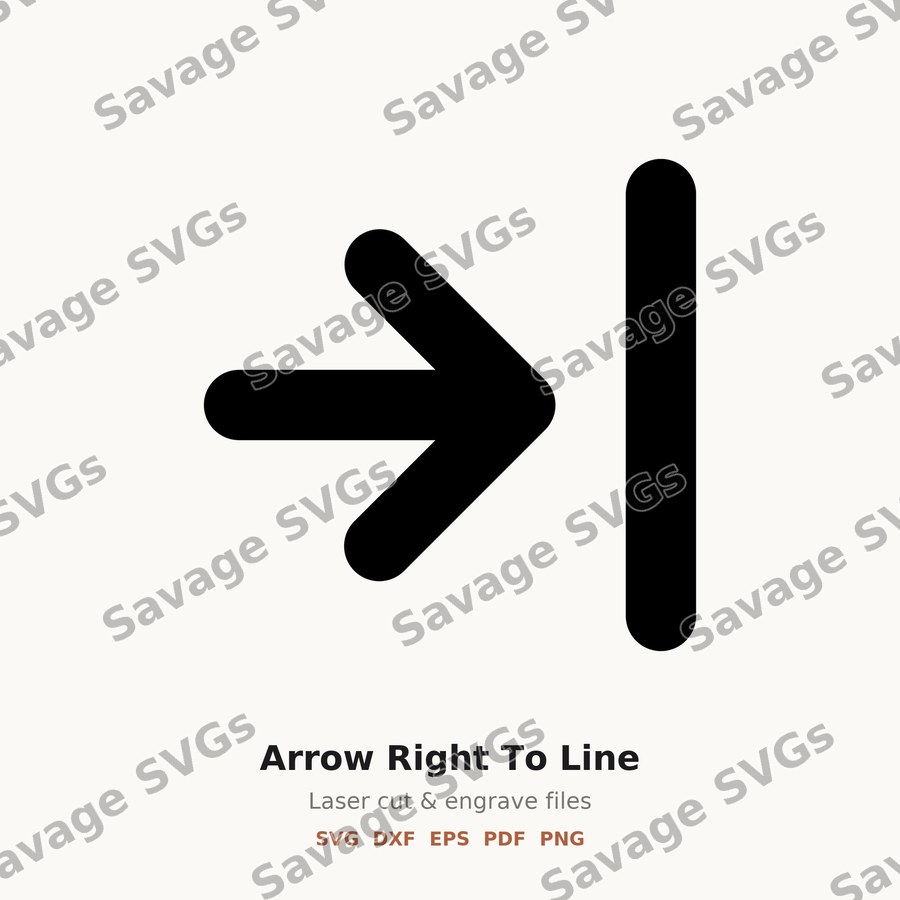 Arrow Right To Line