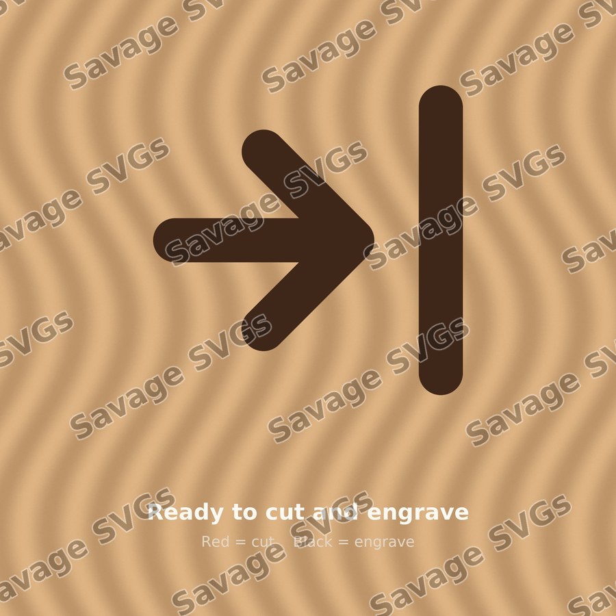 Arrow Right To Line