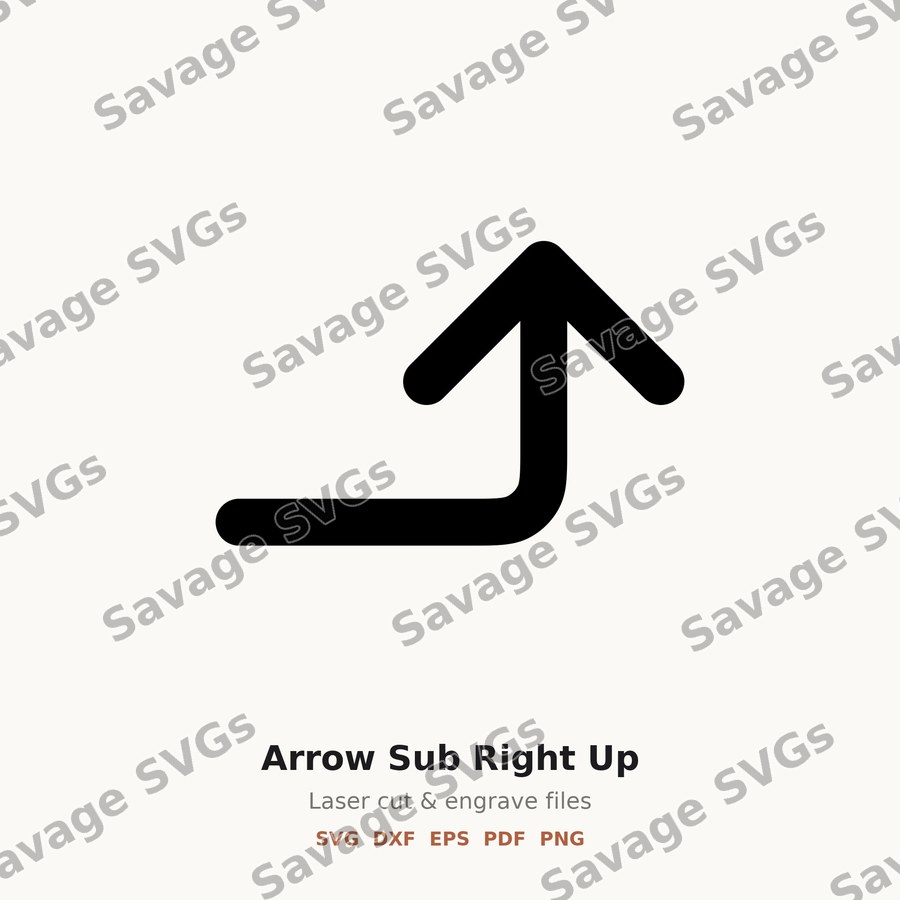 Arrow Sub Right Up