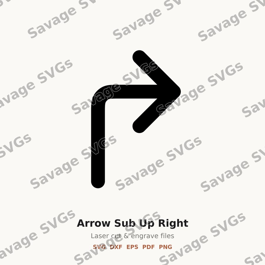 Arrow Sub Up Right