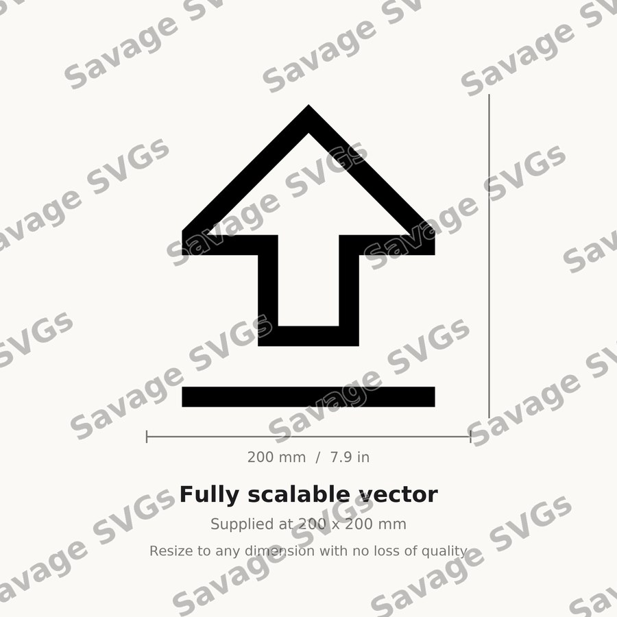 Arrow Thick From Bottom