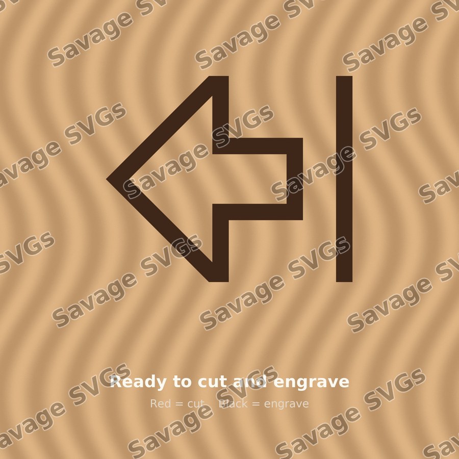 Arrow Thick From Right