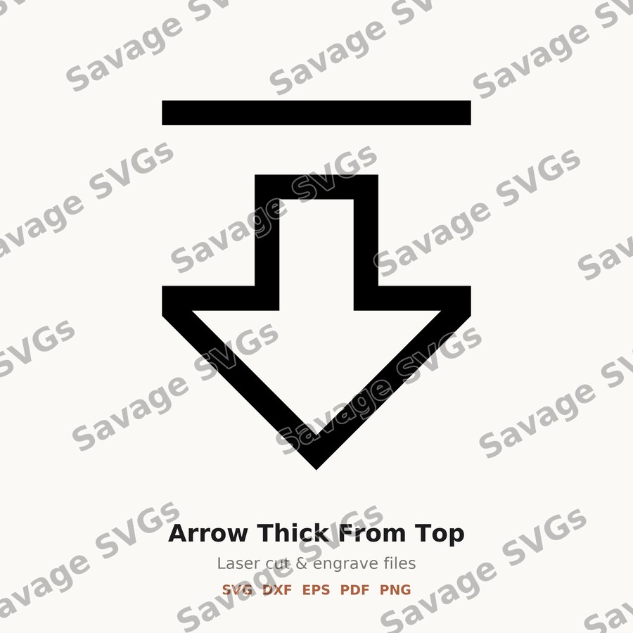 Arrow Thick From Top