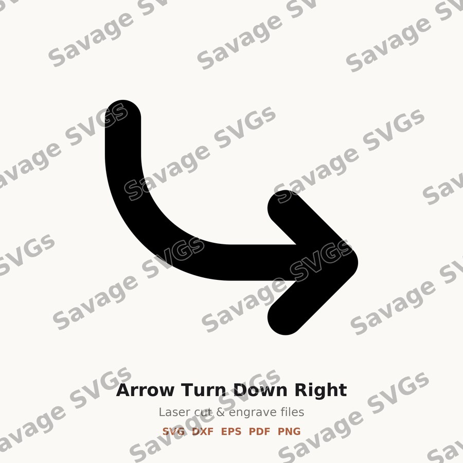 Arrow Turn Down Right