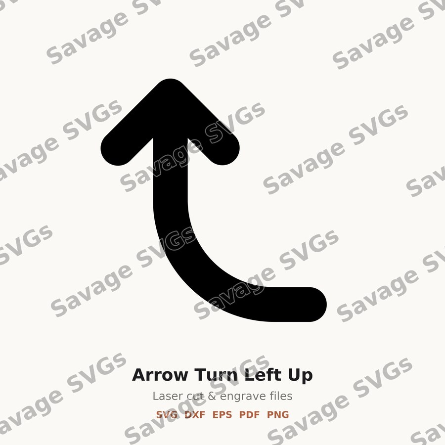 Arrow Turn Left Up