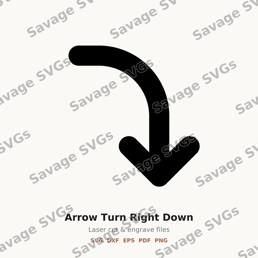 Arrow Turn Right Down